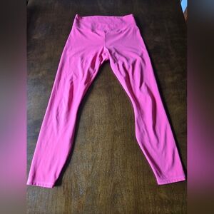 Fabletics Bright Pink Girls' Active Leggings